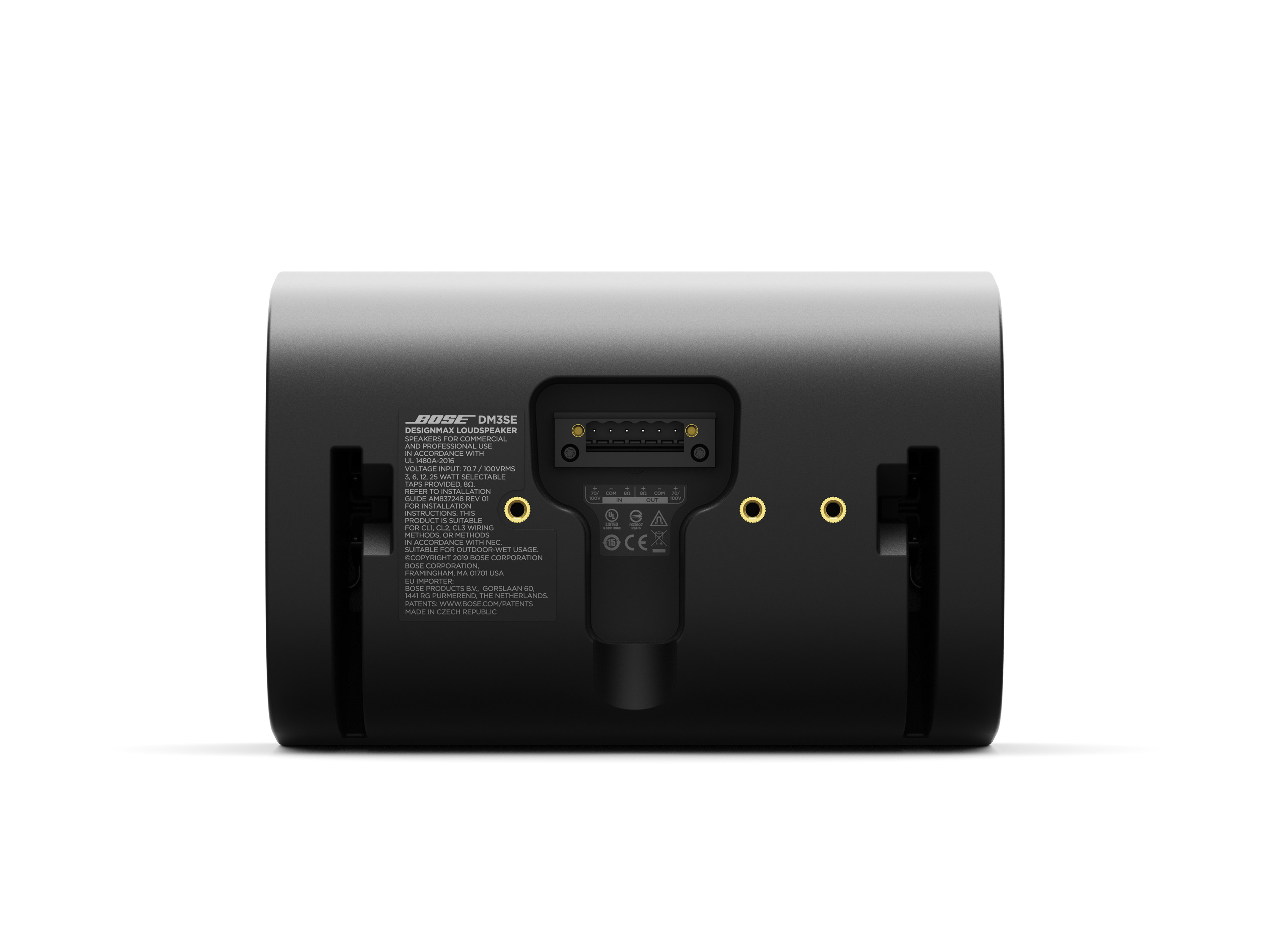 BOSE DM3SE 壁裝揚(yáng)聲器-黑色-后視圖
